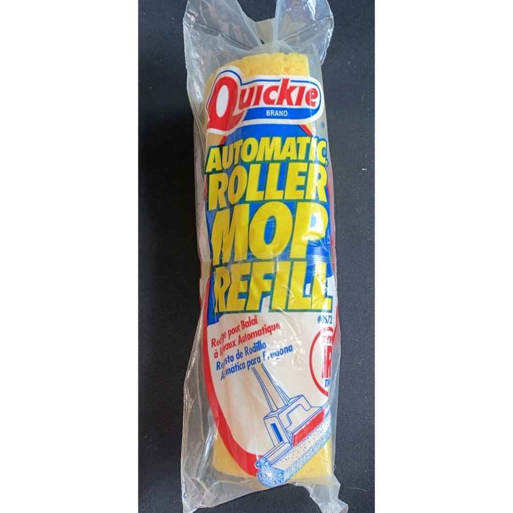 Quickie Automatic Roller Mop Refill Type R Sealed #0572 Fits Quickie Mop New